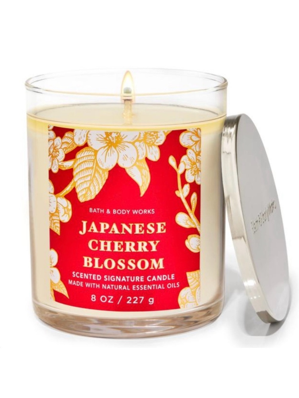 🆕- Bath & Bodyworks Japanese Cherry Blossom Single Wick Candle